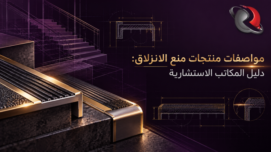 مواصفات منتجات منع الانزلاق في جداول الكميات الهندسية