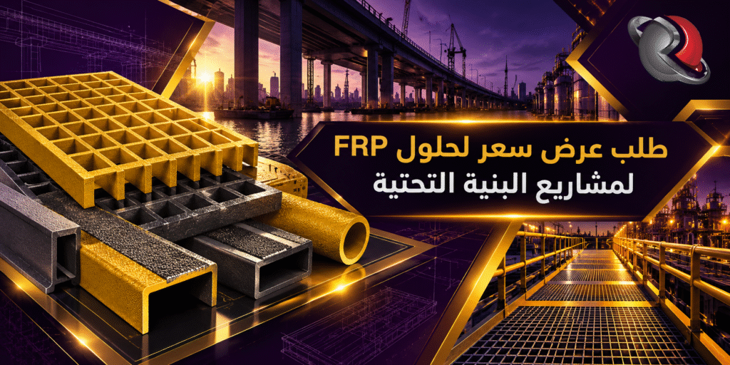 توريد شبكات وألواح FRP المقاومة للتآكل لمشاريع البنية التحتية في مصر