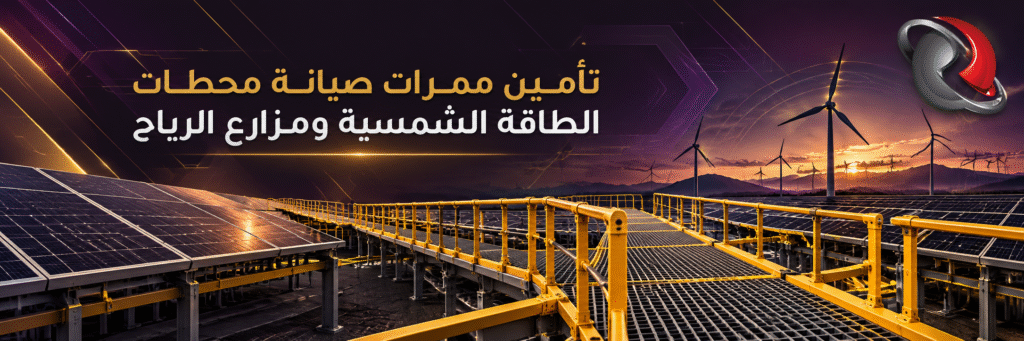 ممرات صيانة محطات الطاقة الشمسية ومزارع الرياح المضادة للانزلاق العازلة للكهرباء