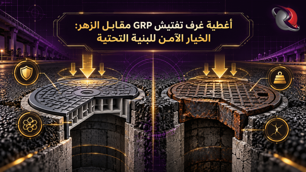 أغطية غرف تفتيش GRP مقابل الزهر: الخيار الآمن للبنية التحتية