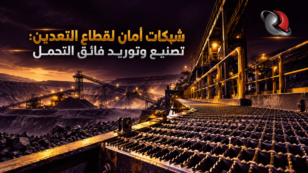 شبكات أمان لقطاع التعدين: تصنيع وتوريد فائق التحمل