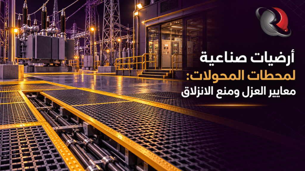 أرضيات صناعية لمحطات المحولات: معايير العزل ومنع الانزلاق